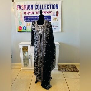 4 pc set beautiful salwar kameez